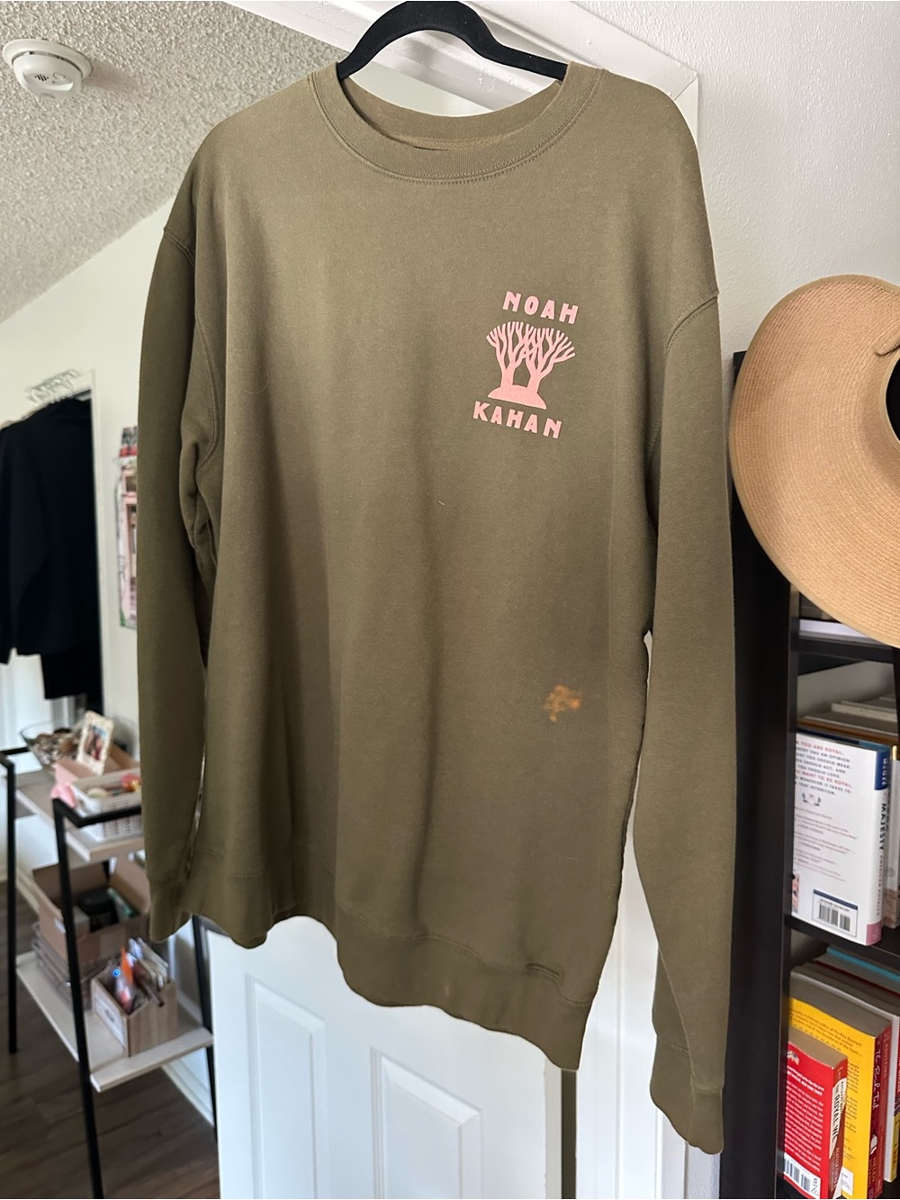 Noah Kahan Olive Green Crewneck Tour Merch